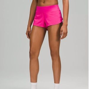 Lululemon Sped Up Low-Rise Lined Short 2.5